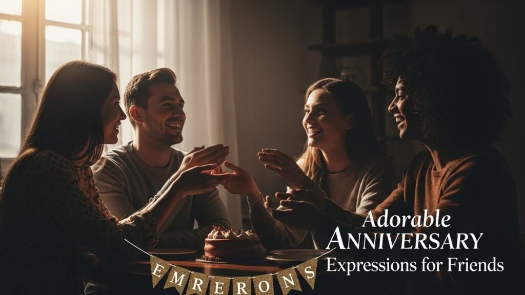 Adorable Anniversary Expressions for Friends