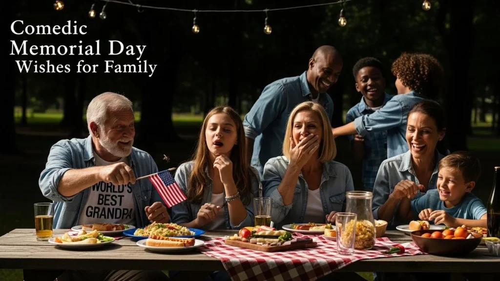 Comedic Memorial Day Wishes for Family