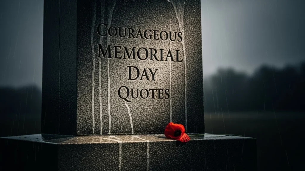 Courageous Memorial Day Quotes