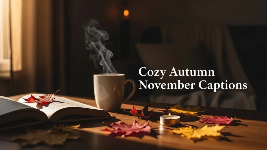 Cozy Autumn November Captions