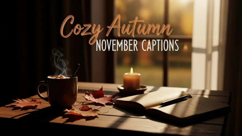 Cozy Autumn November Captions