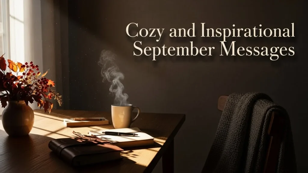 Cozy and Inspirational September Messages