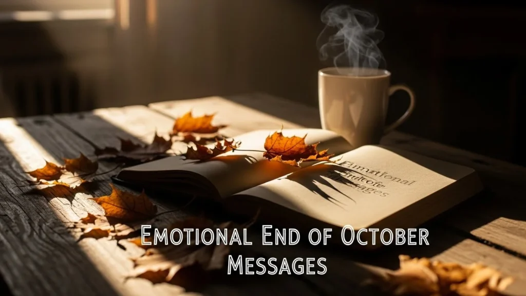 Emotional End of October Messages