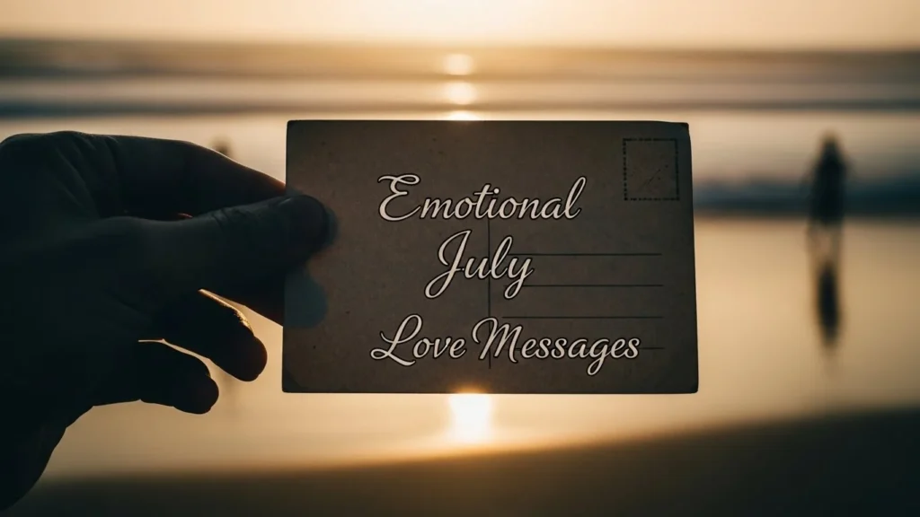 Emotional July Love Messages