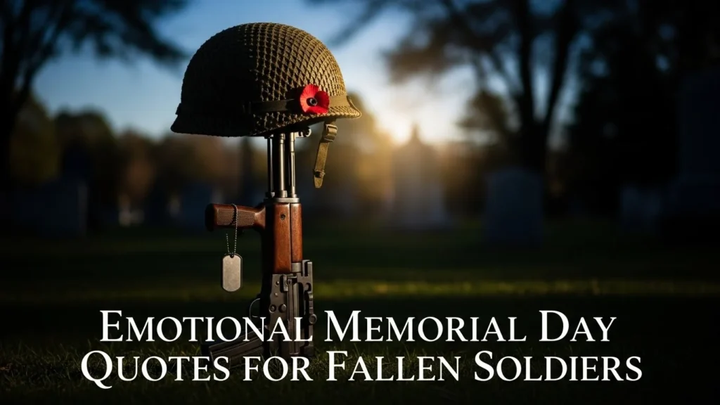 Emotional Memorial Day Quotes for Fallen Soldiers