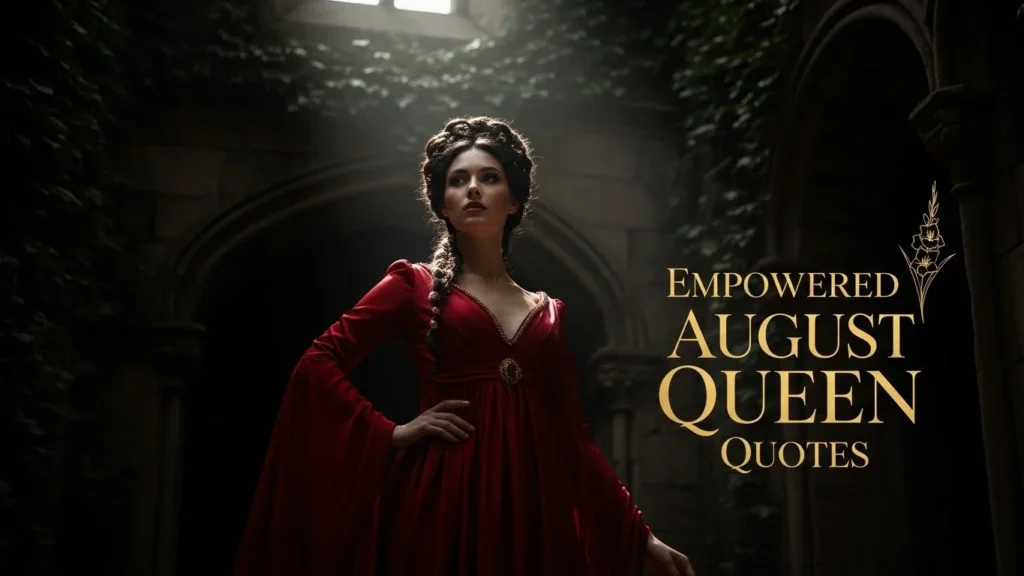 Empowered August Queen Quotes