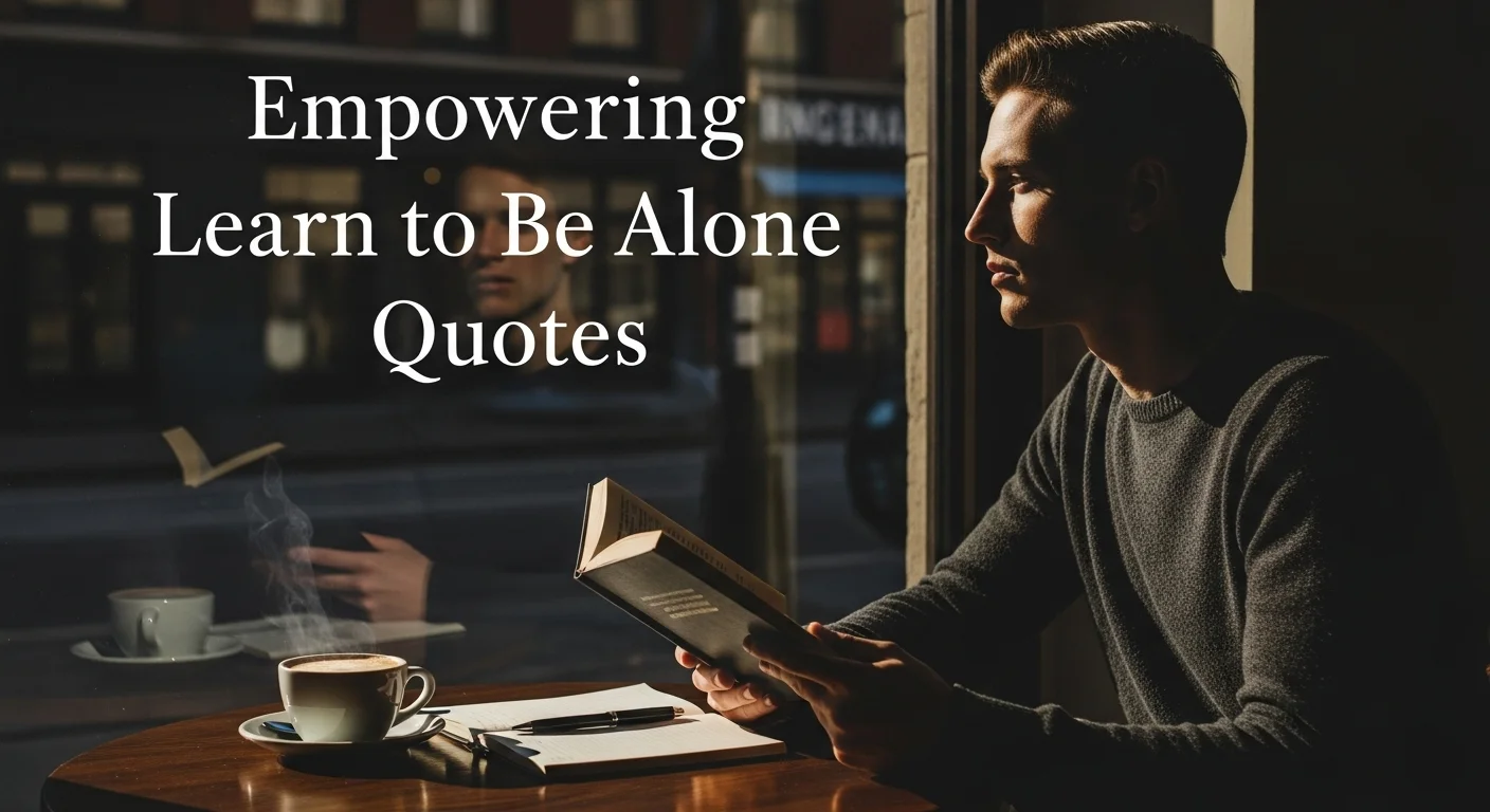 250+ Empowering Learn to Be Alone Quotes - Inspirational MSGz