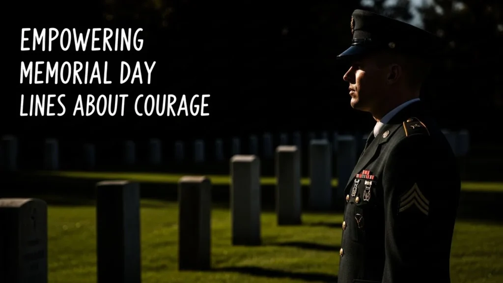 Empowering Memorial Day Lines About Courage