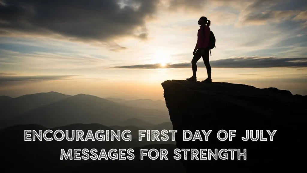 Encouraging First Day of July Messages for Strength