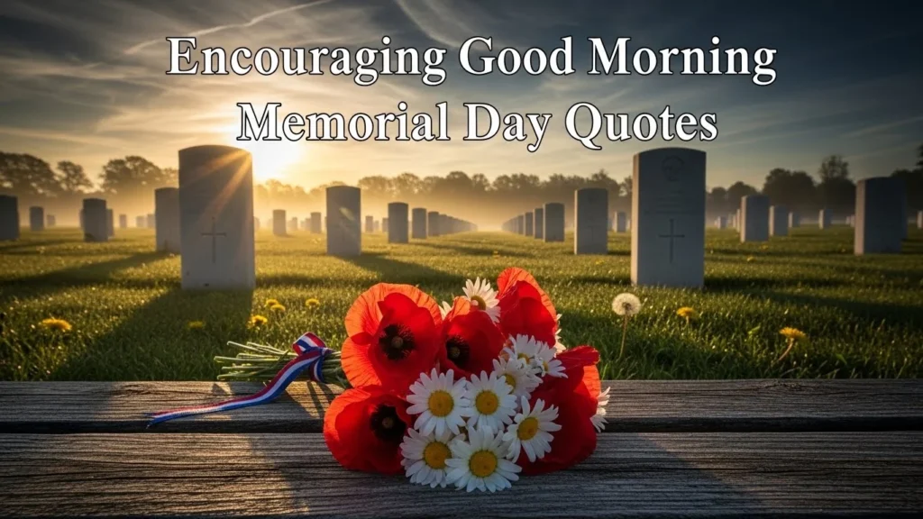 Encouraging Good Morning Memorial Day Quotes