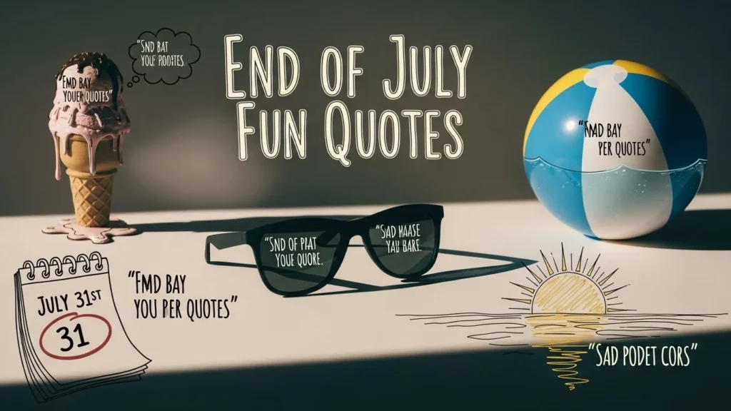 End of July Fun Quotes