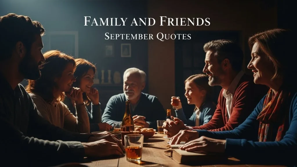 Family and Friends September Quotes
