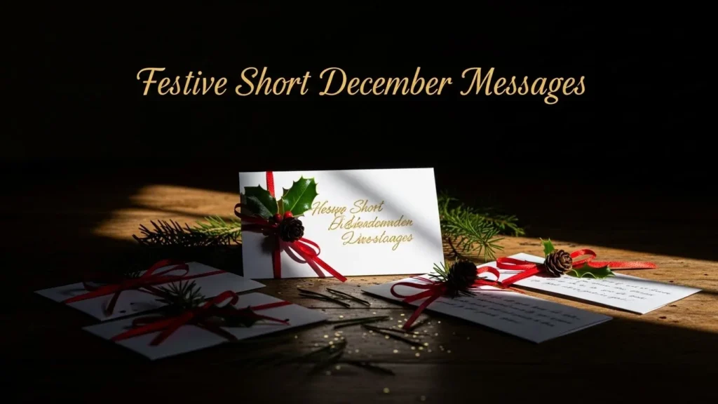 Festive Short December Messages