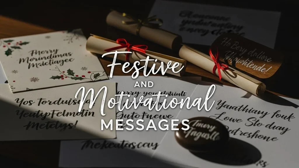 Festive and Motivational Messages