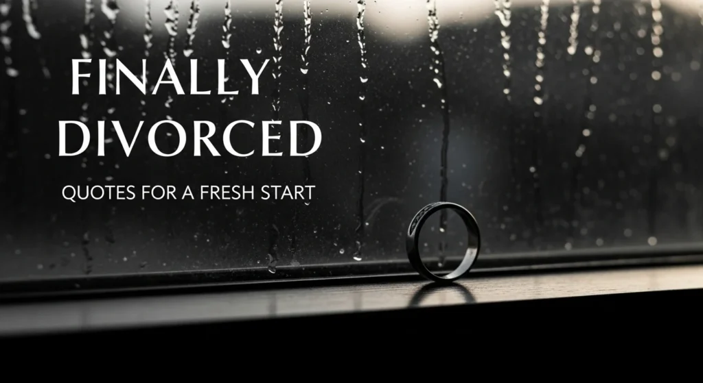 Finally Divorced Quotes for a Fresh Start