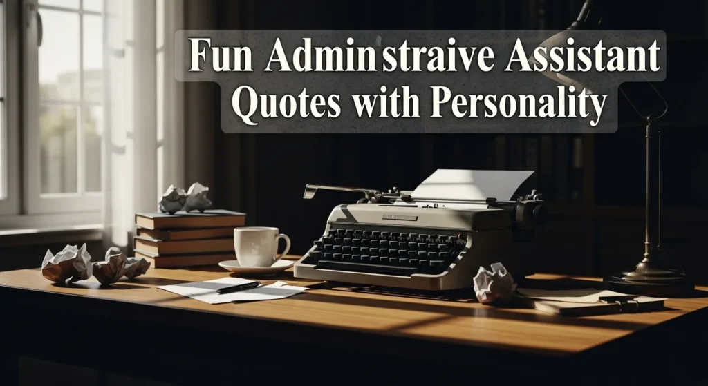 Fun Administrative Assistant Quotes with Personality