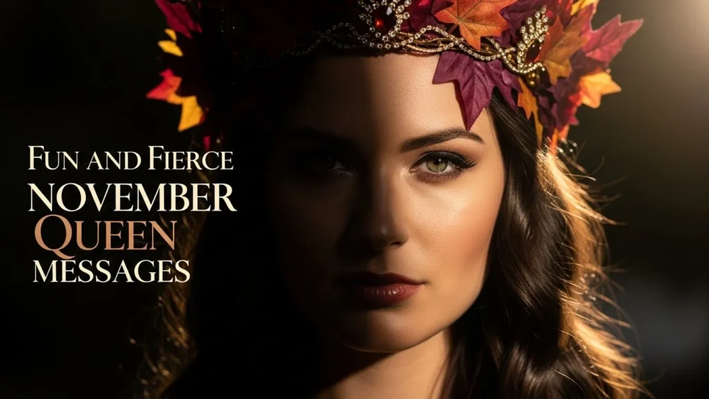 Fun and Fierce November Queen Messages