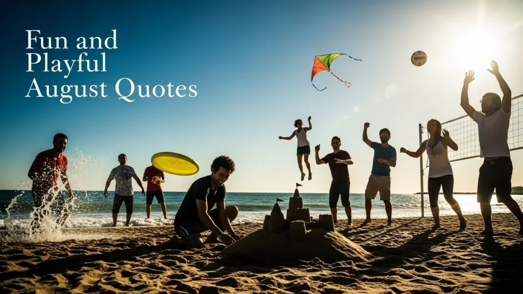 Fun and Playful August Quotes