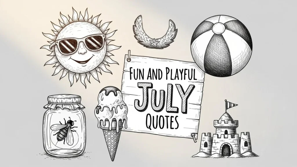 Fun and Playful July Quotes