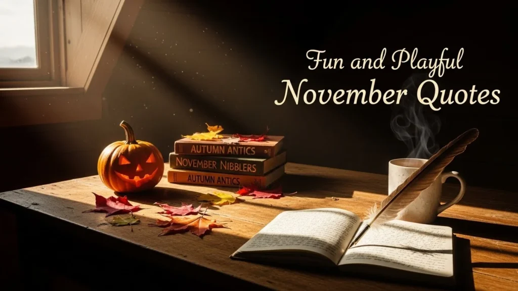 Fun and Playful November Quotes