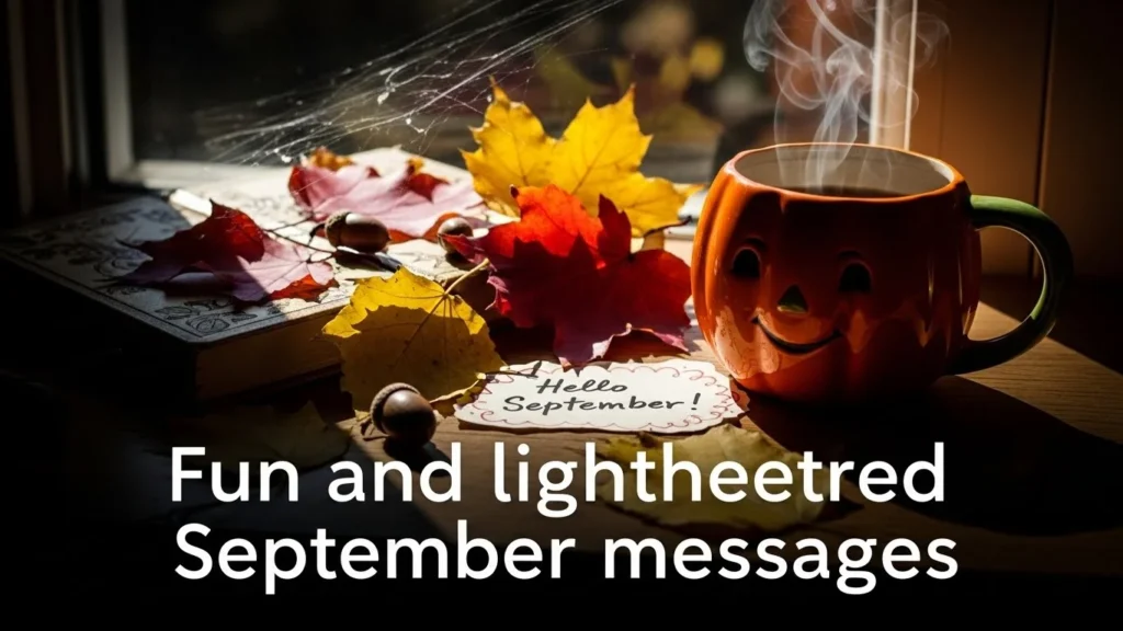 Fun and lighthearted September messages