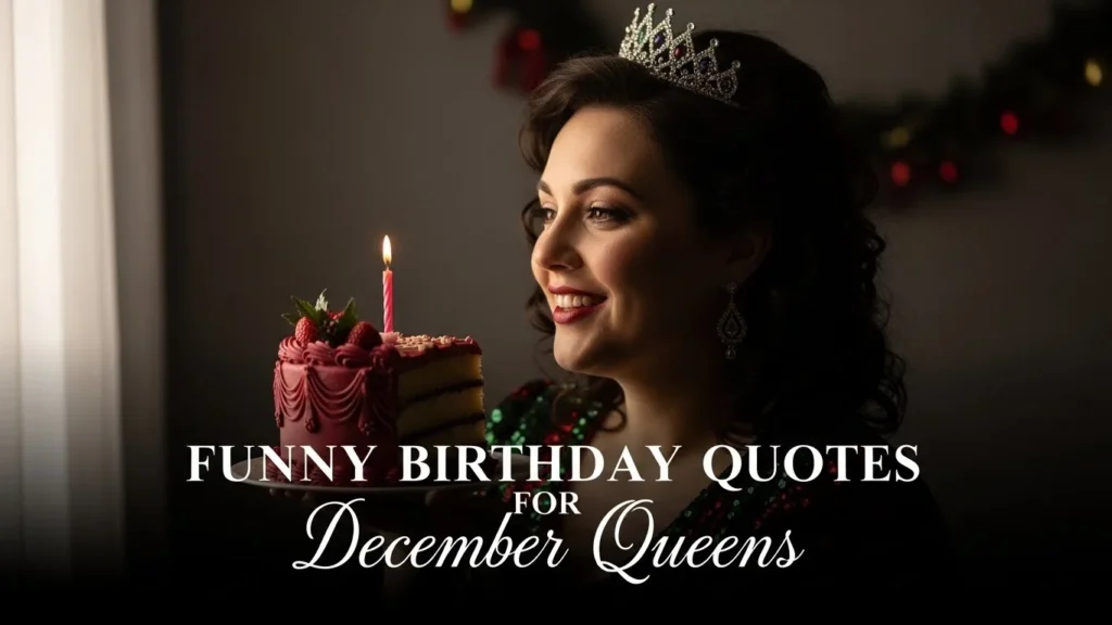 Funny Birthday Quotes for December Queens