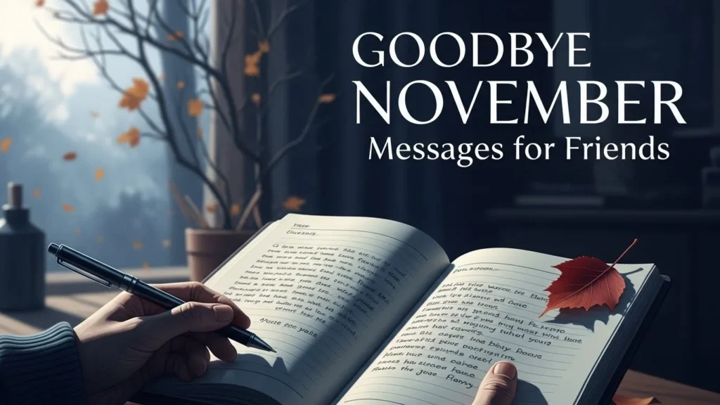 Goodbye November Messages for Friends