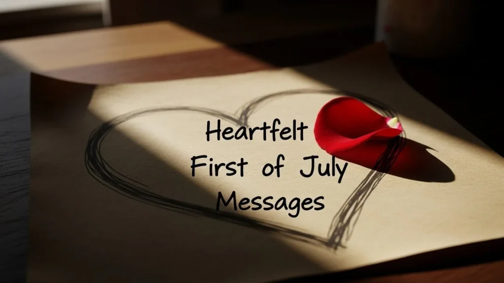 Heartfelt First of July Messages