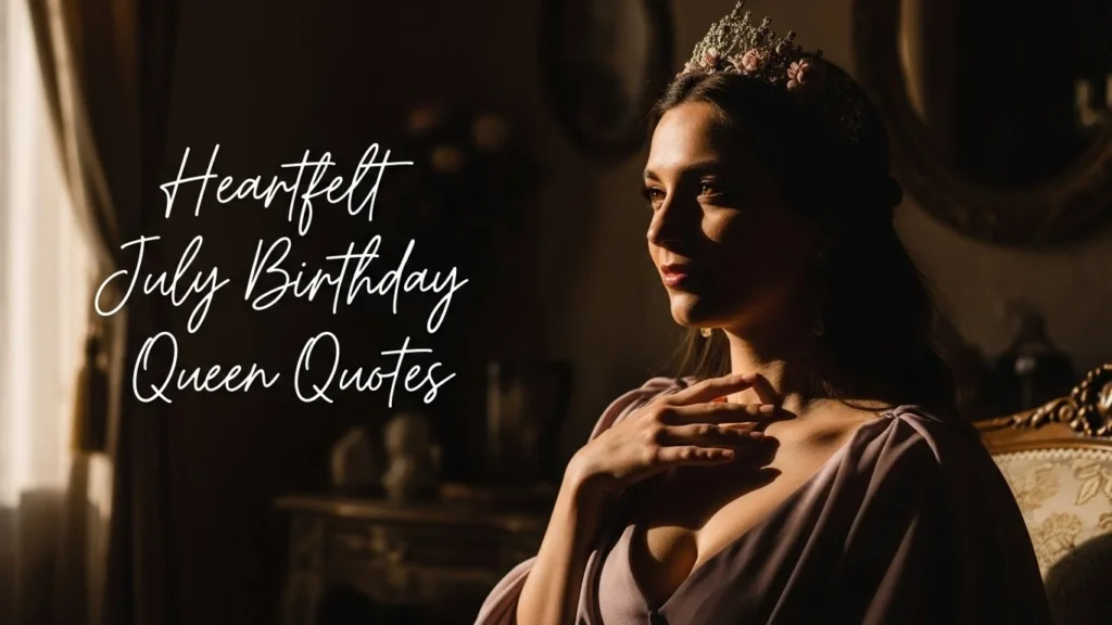 Heartfelt July Birthday Queen Quotes