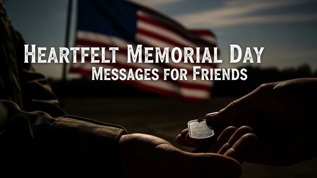 Heartfelt Memorial Day Messages for Friends