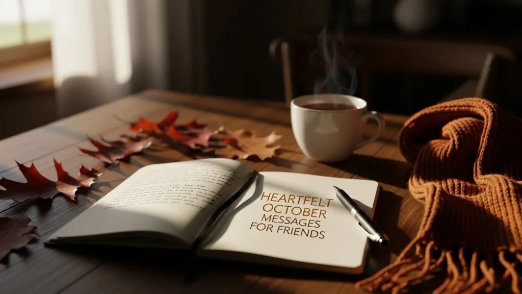 Heartfelt October Messages for Friends