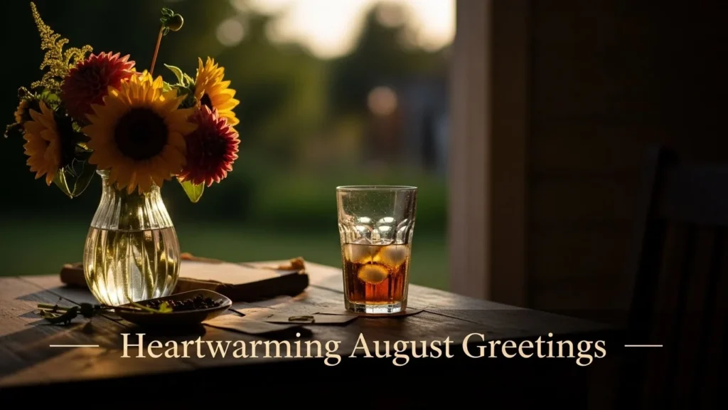Heartwarming August Greetings