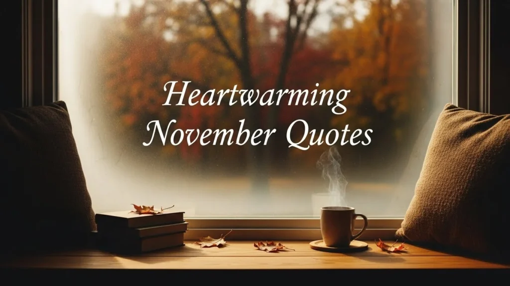 Heartwarming November Quotes