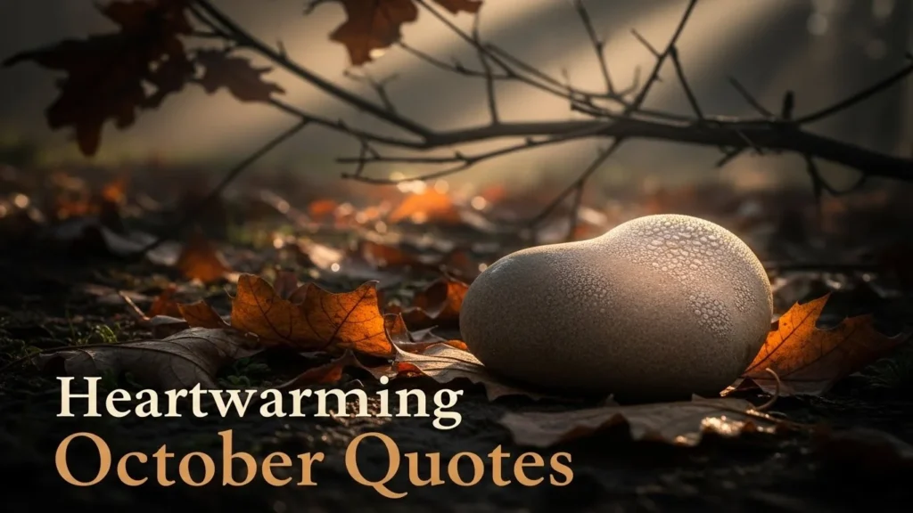 Heartwarming October Quotes