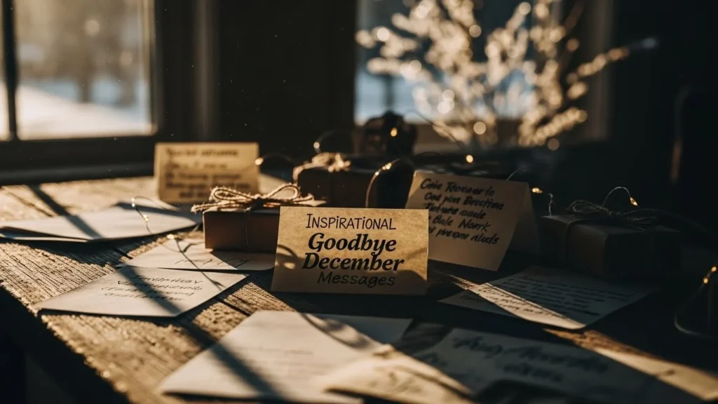 Inspirational Goodbye December Messages