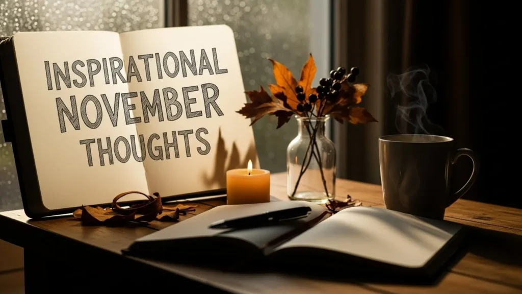 Inspirational November Thoughts