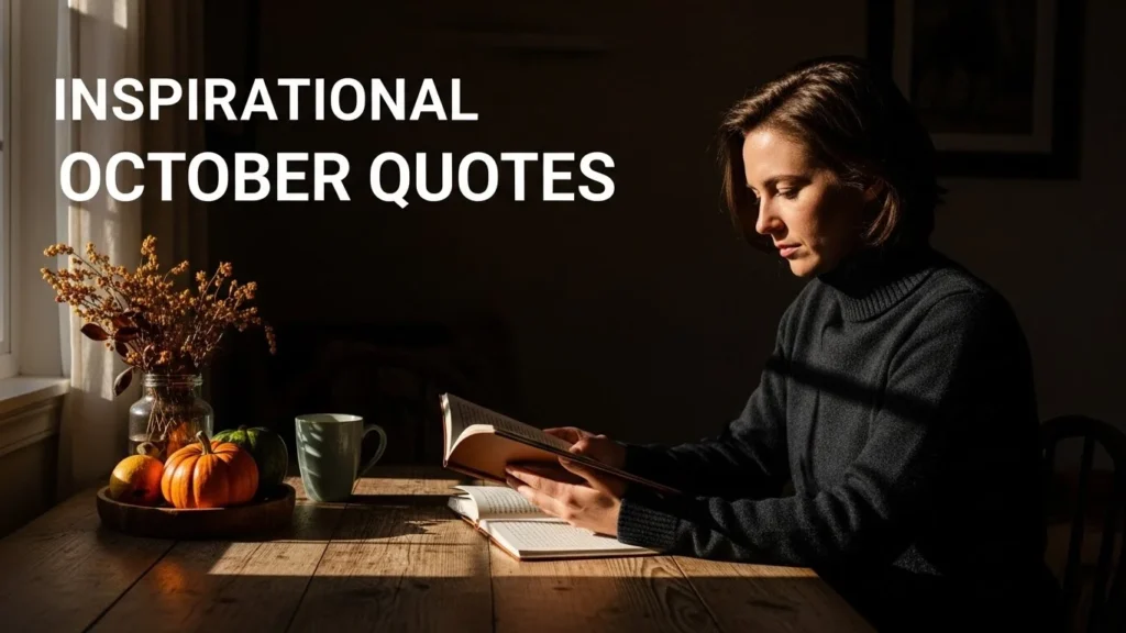 Inspirational October Quotes
