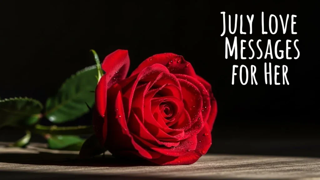 July Love Messages for Her