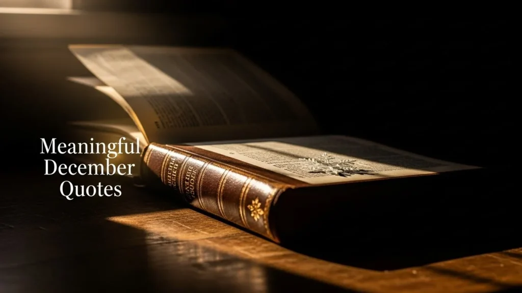 Meaningful December Quotes