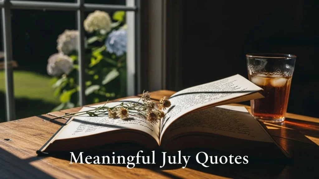 Meaningful July Quotes