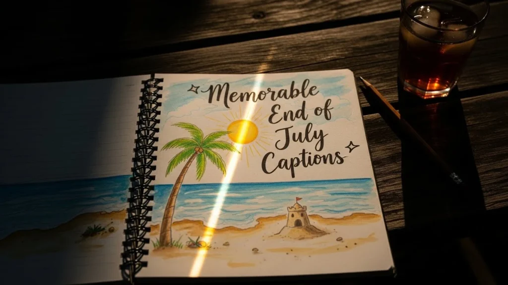 Memorable End of July Captions