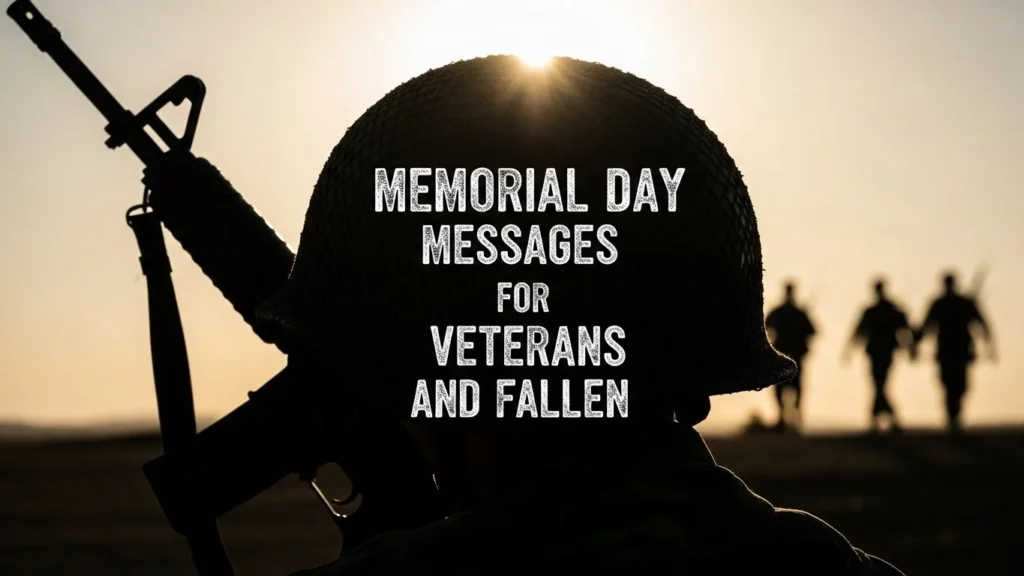 Memorial Day Messages for Veterans and Fallen