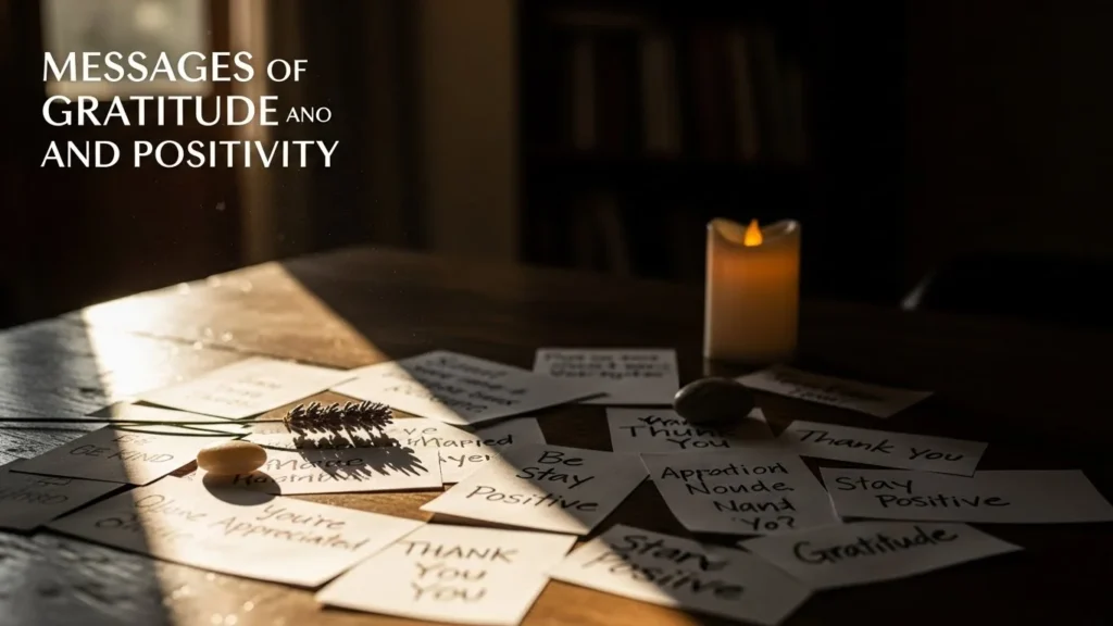 Messages of Gratitude and Positivity