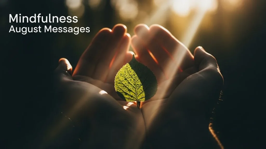 Mindfulness August Messages