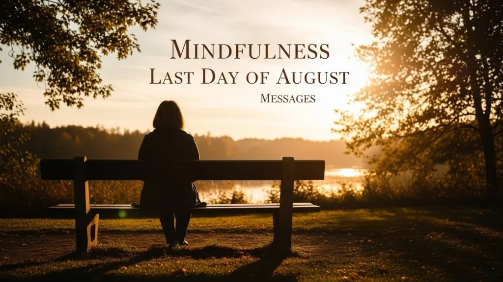 Mindfulness Last Day of August Messages