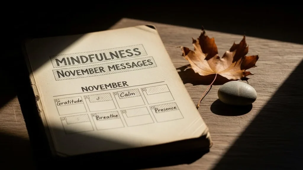 Mindfulness November Messages