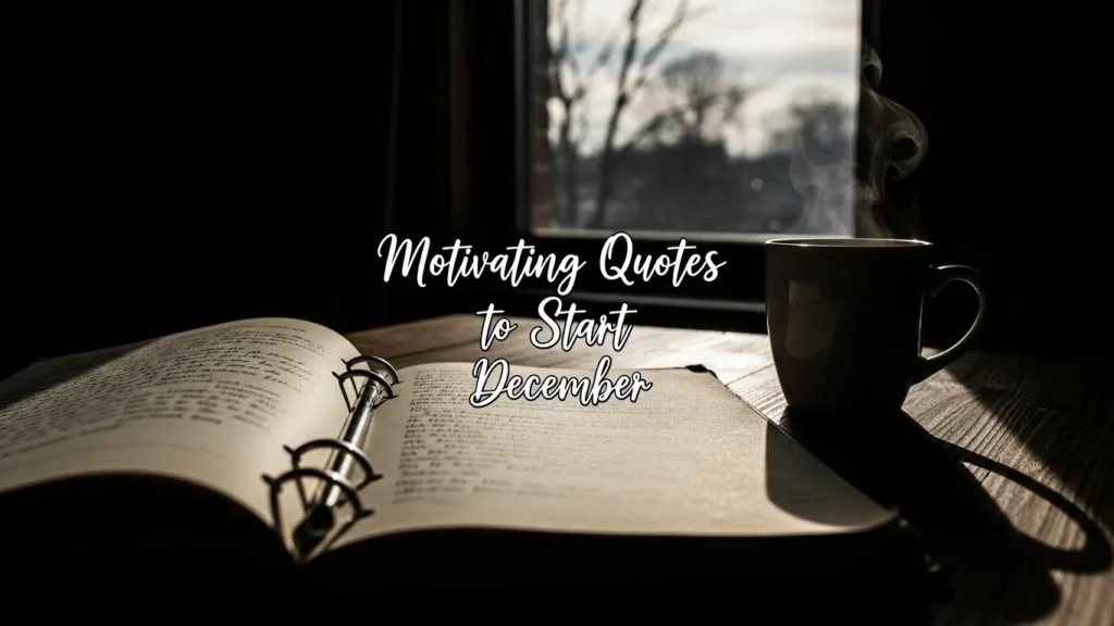 Motivating Quotes to Start December