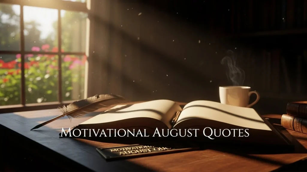 Motivational August Quotes