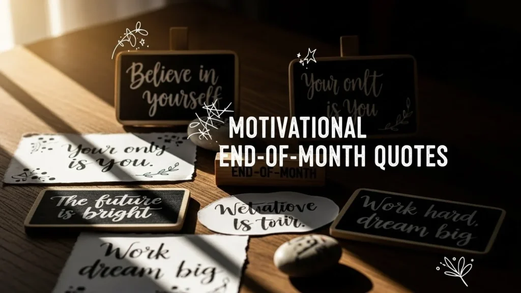 Motivational End-of-Month Quotes