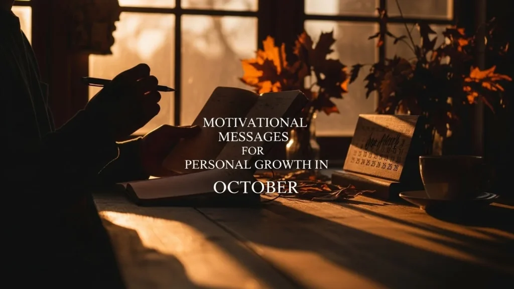 Motivational Messages for Personal Growth in October